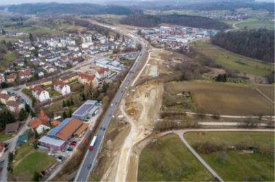 B33 - Ausbau bei Allensbach - Foto: Regierungspräsidium